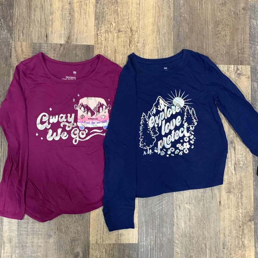 Girls long sleeve shirts